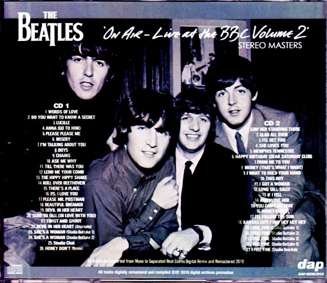 Beatles ビートルズ/Live at the BBC Stereo Masters Vol.2