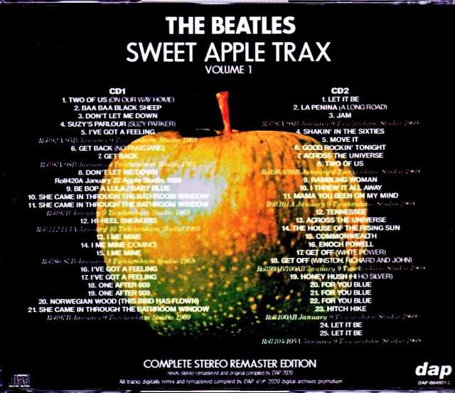 Beatles ビートルズ/Sweet Apple Trax Vol.1