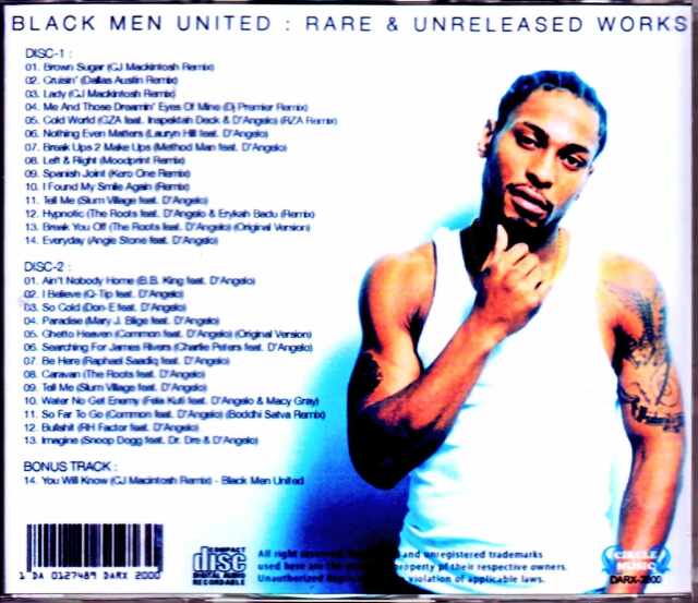D'Angelo ディアンジェロ/Rare & Unreleased Works Vol.2