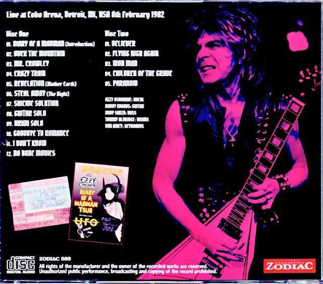 Ozzy Osbourne Randy Rhoads オジー・オズボーン ランディ・ローズ/MI
