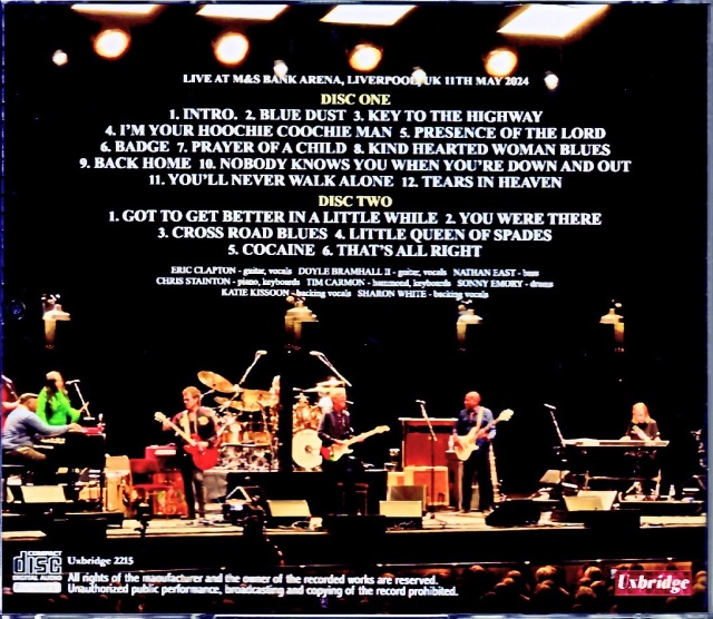 Eric Clapton エリック・クラプトン/England,UK 2024 Complete