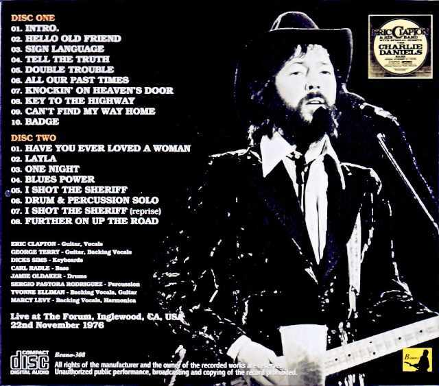 Eric Clapton エリック・クラプトン/CA,USA 11.12.1976 Complete Barry