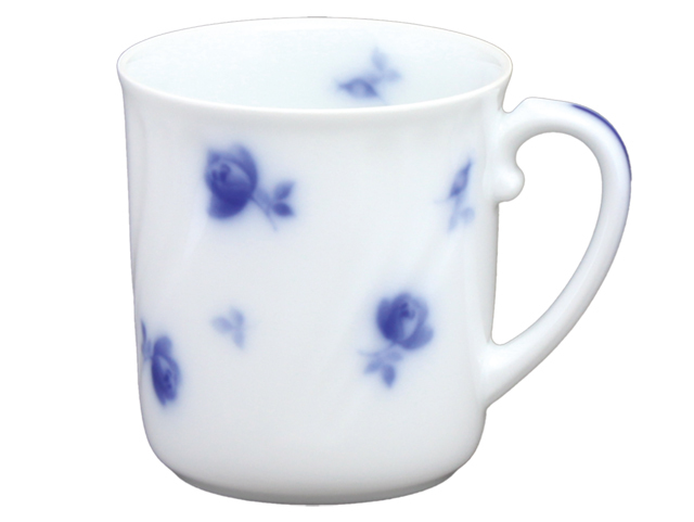 ミニブルーローズ マグ ＜レンジ対応＞