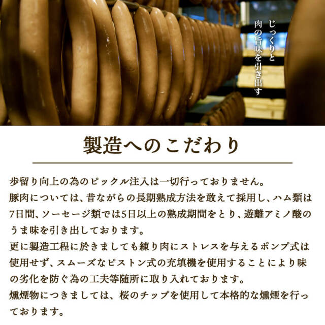 厳選素材の美味しさ！ 恵那峡フレッシュハム Aセット(あらびきポーク