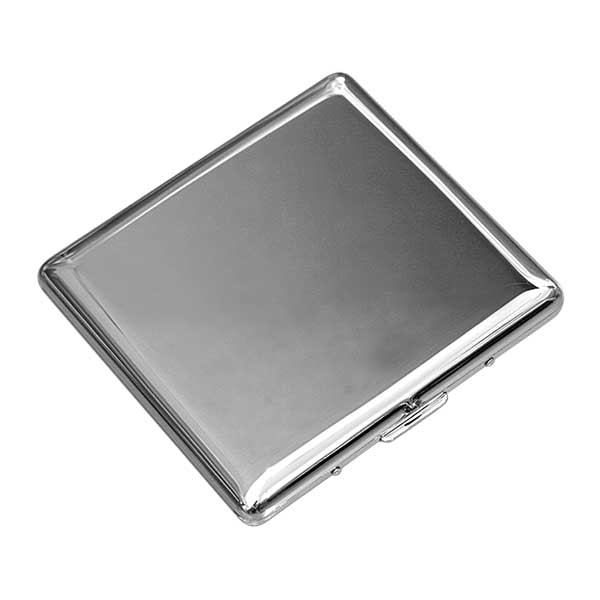 坪田パール シガレットケース カジュアルメタル プレーン 10本 85mm 1