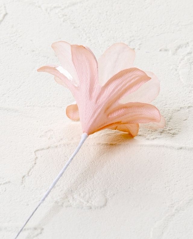 アートフラワーパーツ・染花 ・布花】シェリー／オレンジ 造花 アート