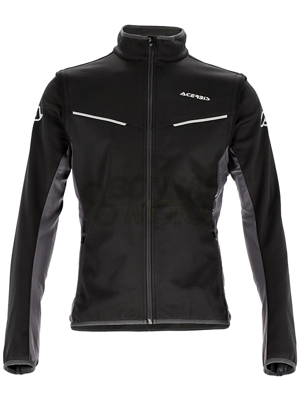 ソフトシェル ジャケット 防寒 袖脱着 ACERBIS