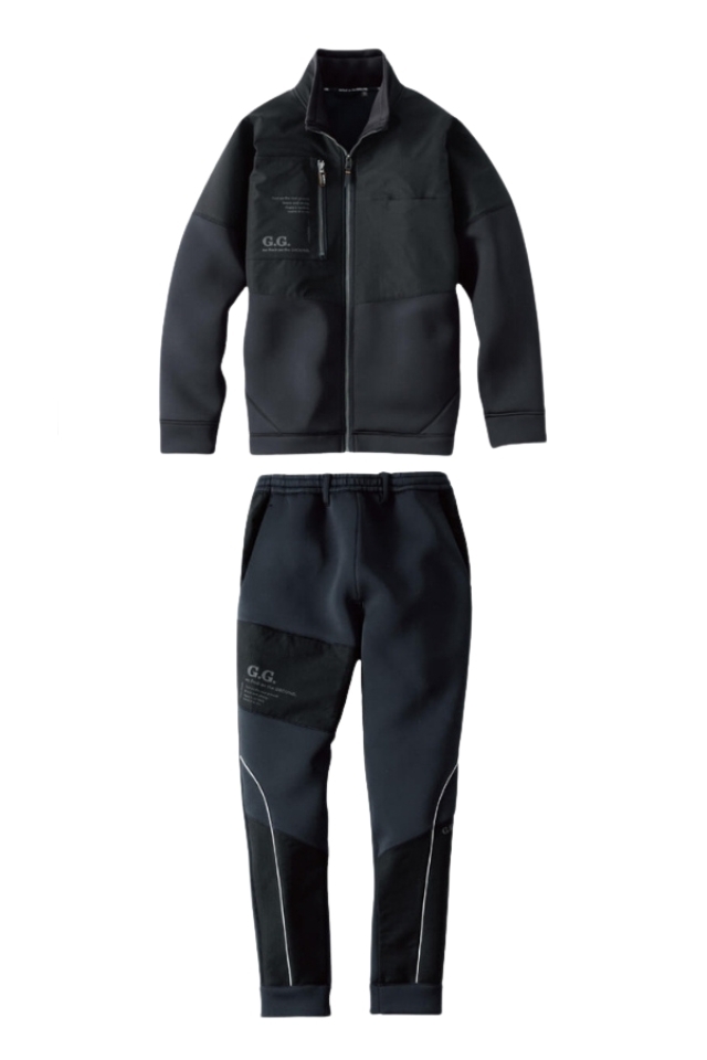 ダンボールニット軽量防寒ウェア 上下セット 7674-00-07｜ストレッチ