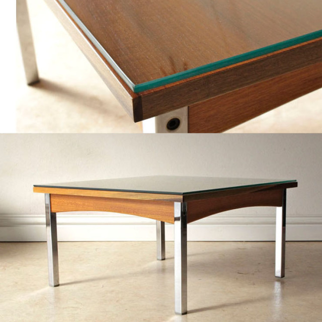 インダストリアル【ガラス】コーヒーテーブル商品番号【008007