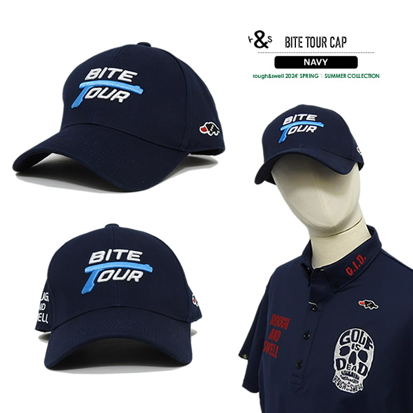 rough&swell［ラフアンドスウェル］BITE TOUR CAP/コットンツイル