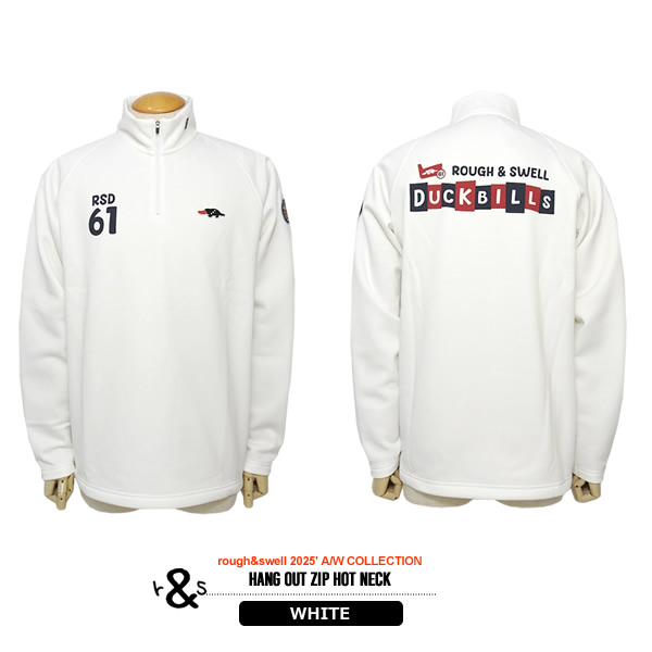 rough&swell［ラフアンドスウェル］HANG OUT ZIP HOT NECK/ハーフ