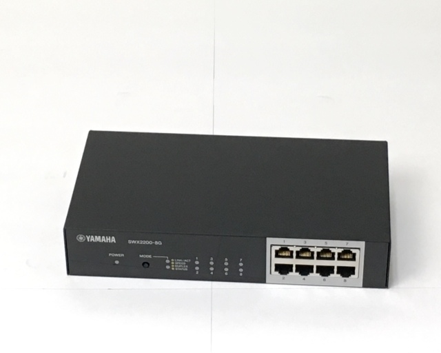優良中古】ヤマハ スマートL2スイッチ 8ポート SWX2200-8G