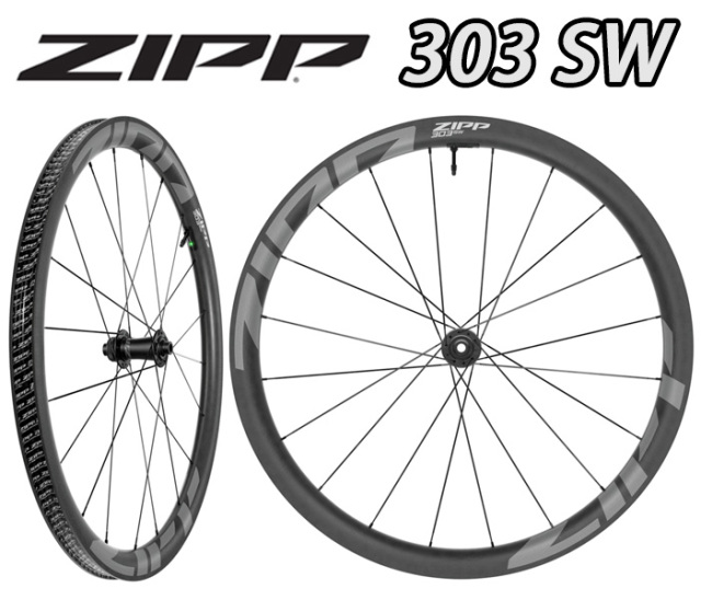 ZIPP 303SW Tubuless DISC F/R WHEEL SET PAIR ジップ 303 S エス