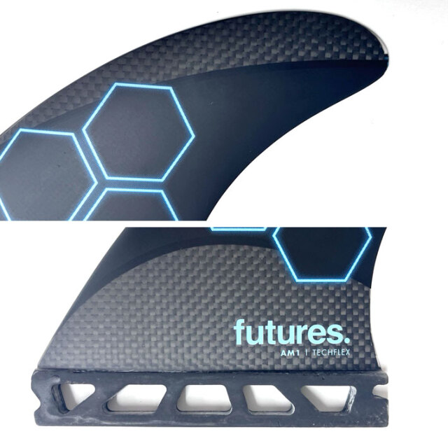 futures. TECH FLEX AM1 Medium フューチャーフィン [BLK BLUE] 5FIN