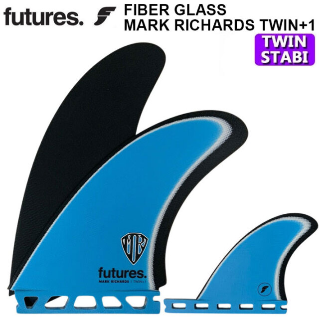 FUTURES FIN フューチャーフィン FIBER GLASS MARK RICHARDS TWIN+1