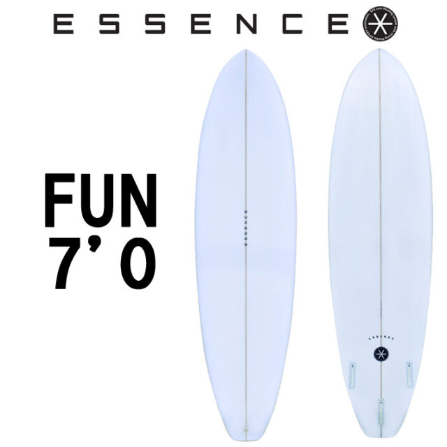 2025 ESSENCE BOARDS エッセンス サーフボード FUN 7.0ft CLEAR ファン