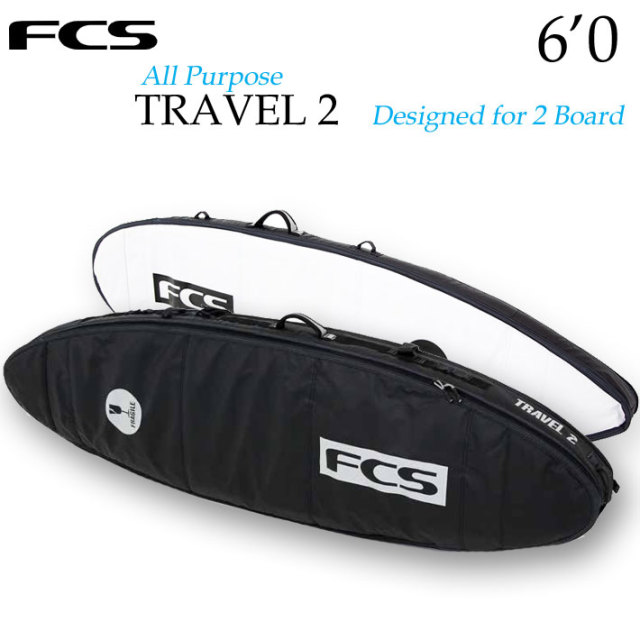 FCS エフシーエス サーフボードケース TRAVEL2 [6'0] ALL PURPOSE