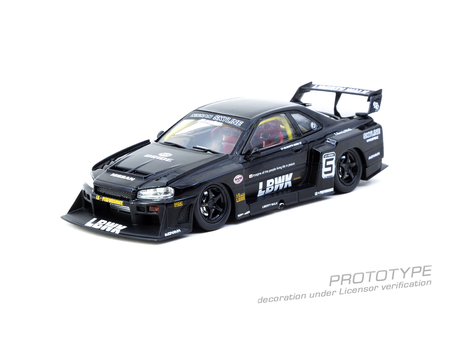 MINI GT 1/64 (ダイキャスト製) Nissan Z Veilside FFZ400 オレンジ(左