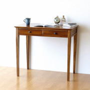 デスク 机 マホガニー 無垢材 猫脚 アンティーク調 クラシック