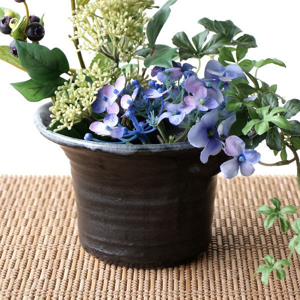 花瓶 陶器 瀬戸焼 日本製 花瓶 おしゃれ 和風モダン インテリア ベース