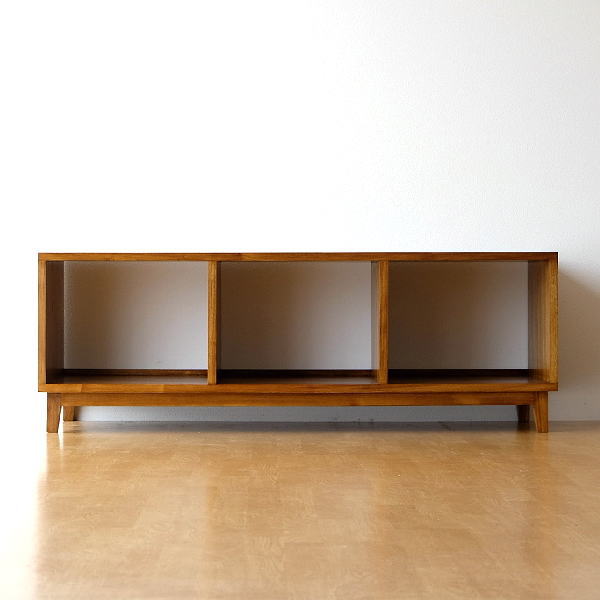 テレビ台 チーク 無垢材 オーディオラック オープン TWローボード150C