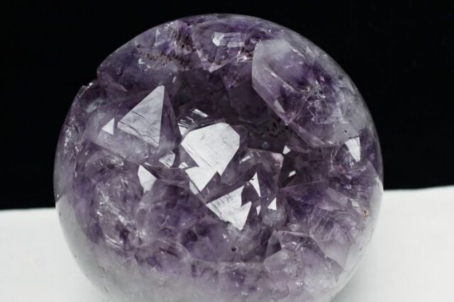 5.1Kg アメジスト笑口丸玉160mm[T610-11737]