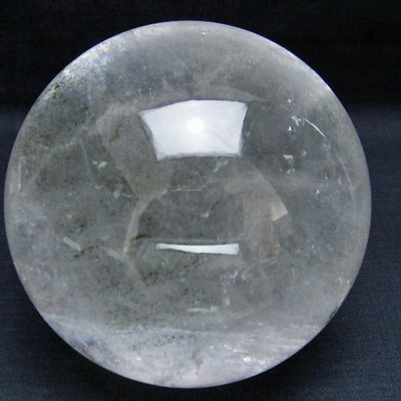 1.1Kgパワーストーン 天然石 グリーンファントム入り 水晶 丸玉 93mm