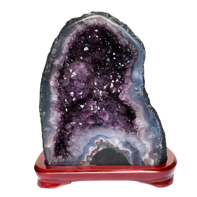 アメジスト 六角柱 ポイント LEDライト付き 1点もの ブラジル バイーア