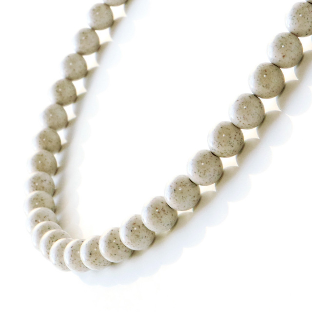 北投石 ネックレス 8mm 台湾産 台湾産 マイナスイオン測定済み ラジウム