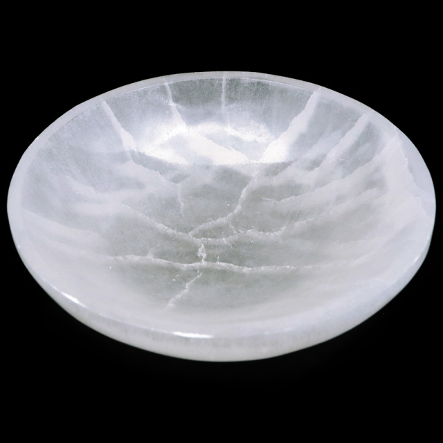 セレナイト 皿 お皿 浄化皿 小皿 ヒーリング 置き物 モロッコ産 置物