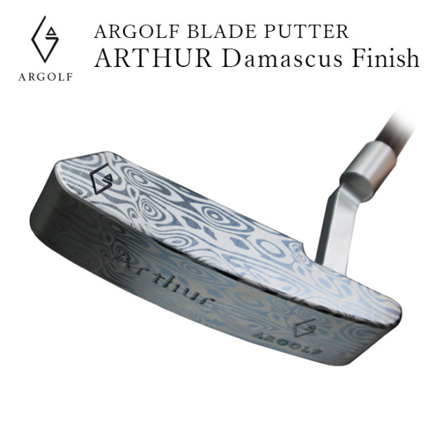 アールゴルフ ARGOLF Arthur Damascus Finish GSS 304L パター 34インチ