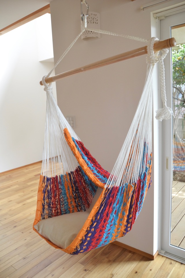 メキシカンチェアハンモック（ネット）ラージ ベージュ