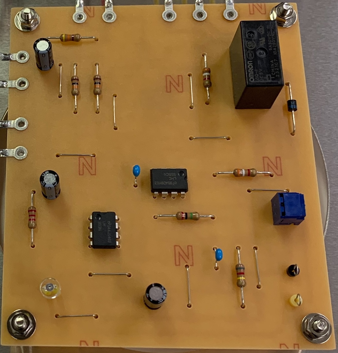 外国人技能実習生向け技能検定 電子機器組立 随時3級完成品見本（基板