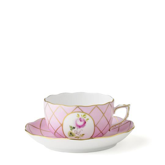 メモリアルローズ] ティーカップ＆ソーサー