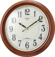 シチズン時計 電波掛け時計 8MY554-006 木製フレーム CITIZEN掛け時計