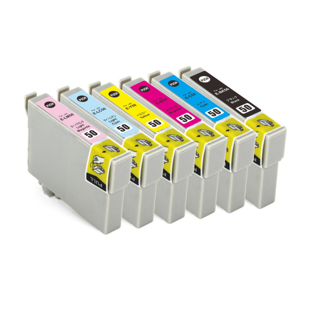 EPSON(エプソン)互換インクカートリッジ IC6CL50 (ふうせん インク) 6