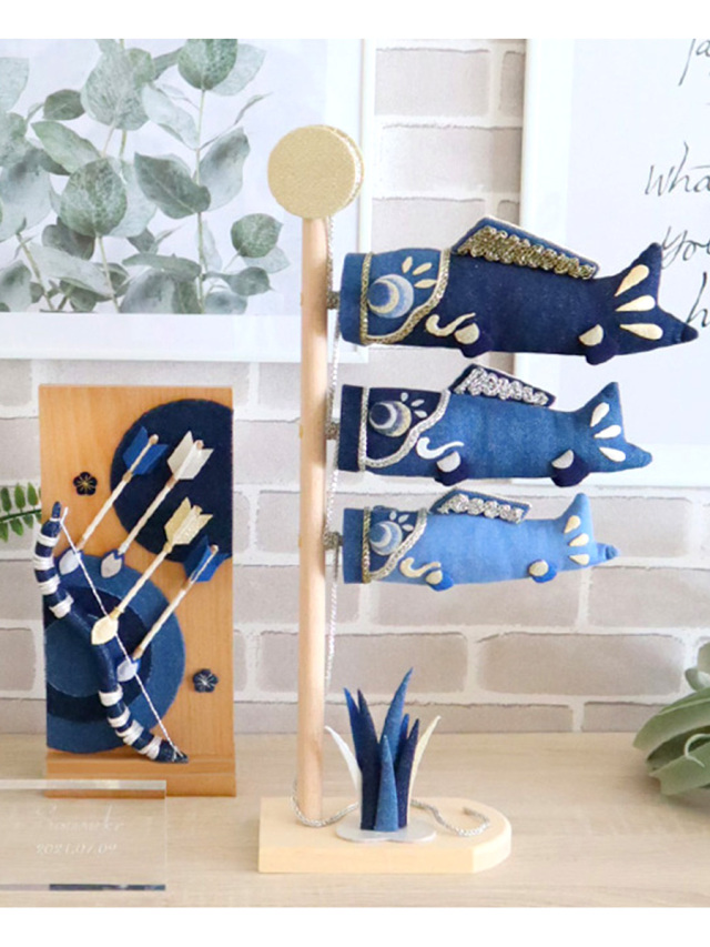 ベビー・キッズ＞五月人形3点セット（兜飾り・破魔弓・卓上こいのぼり