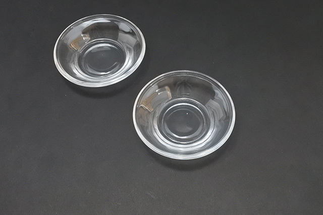 日本製】ガラス 深型 丸小皿 直径9．5cm×高さ2．5cm