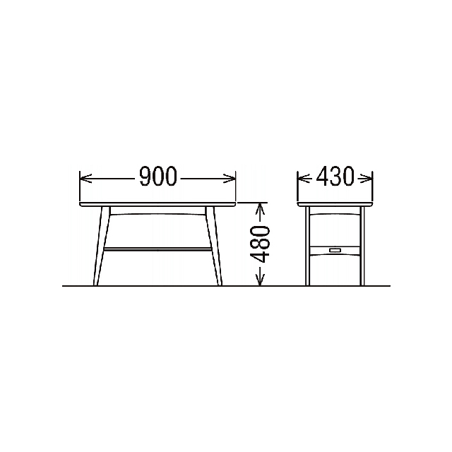 リビングテーブル(小)｜オンラインストア｜カリモク60オフィシャルショップ