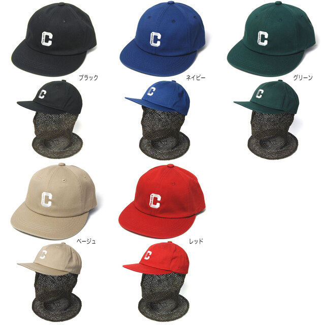 THE FACTORY MADE(ザファクトリーメイド) コットンキャップ C LOGO