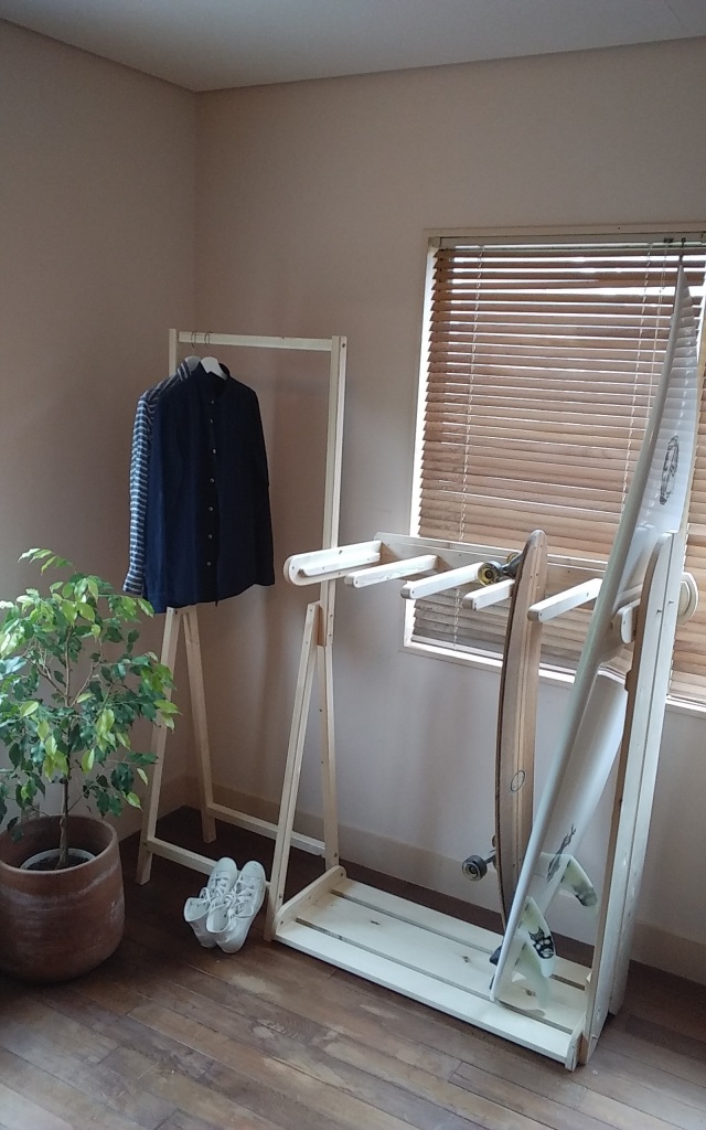 サーフボードラック ウェットスーツラック ハンガーラック