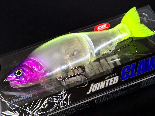 ガンクラフト ジョインテッドクロー168F CG限定 168mm/約64g