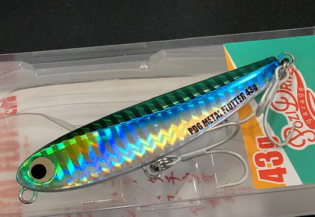 ポジドライブガレージ 新生メタルフラッター43g 【シーバスルアー専門