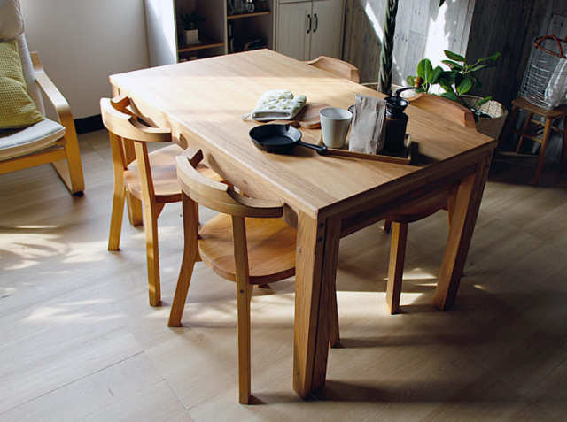 ダイニング7点セット Aki(アキ) 幅130/216cm｜北欧・ヴィンテージ