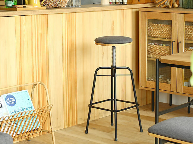 昇降式ハイスツール Glam（グラム）｜北欧・ヴィンテージインテリア