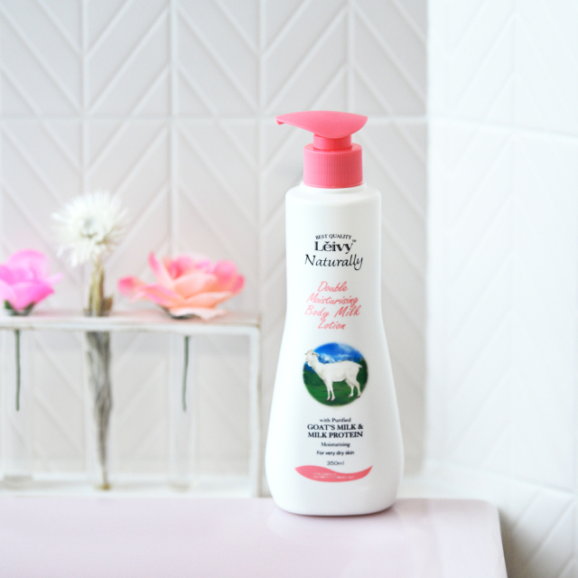レイヴィーボディミルキーローションゴートミルク350ml｜Leivy