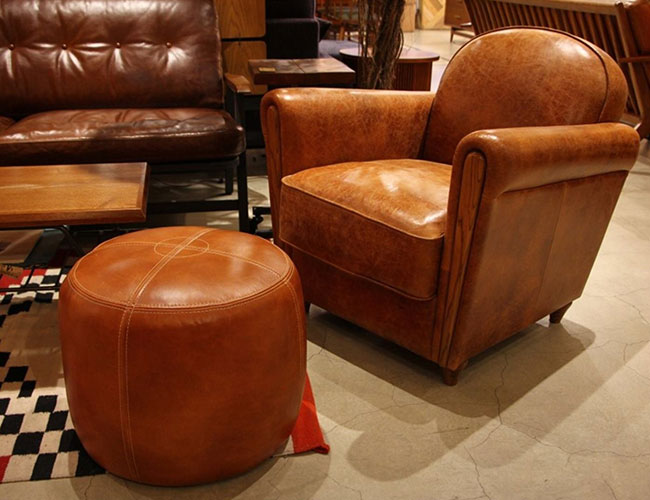 ACME FURNITURE アクメファニチャー OAKS LEATHER STOOL オークス