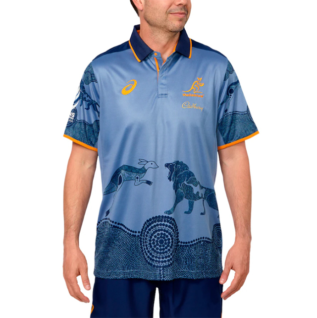 オーストラリア代表 ワラビーズ 2025 LIONS TOUR トレーニングポロシャツ