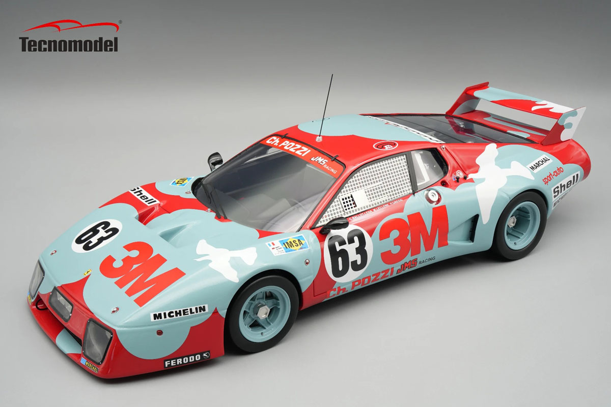 予約商品 ** Tecno Model TM18-409D 1/18 Ferrari 512BB/LM Le Mans