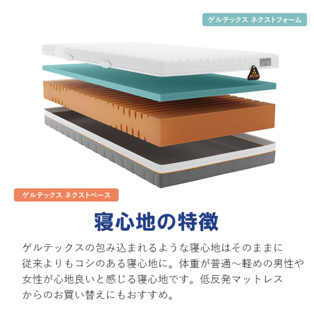 ゲルテックスクオンタムタッチネクスト220マットレスなら睡眠ハウス